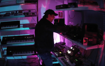 Secret Wilderness performing in studio