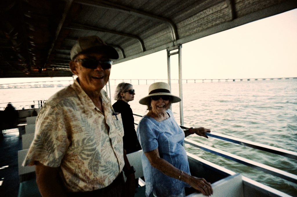 Photo of parents on boat