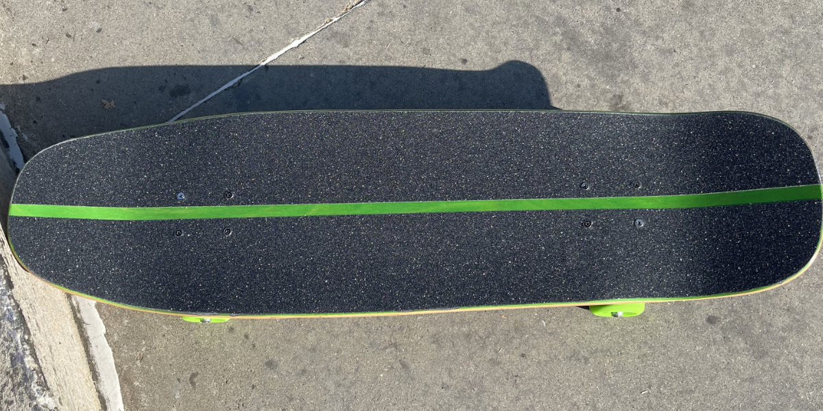 Custom painted skateboard